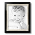thumbnail image 2 of ArtToFrames 9x11 inch Black with Sliver slope Picture Frame, Black Wood Poster Frame (4984), 2 of 7