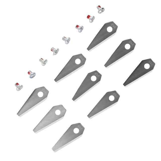 9/18 Pcs Lame de Rechange pour Robot Tondeuse à Gazon 1.00 mm pour Outils de Jardin