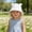 White-1, variant on Kids Girl Sun Hat, Khaki Bucket Hat with Bear Ears for Kidss, UPF 50+ Kids Summer Beach Cap,Size 1 T