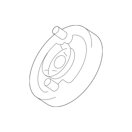 Genuine OE Mitsubishi Shock Mount - MR311114