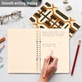 thumbnail image 4 of FORMRS 1-Subject Spiral Notebook 8" x 5" College Ruled 60 Refillable Sheet A5 Hard Cover, 2 Pack, Beige Geometric, 4 of 7