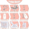 thumbnail image 5 of 72Pcs Baptism Favors, Baby Shower Party Favors, Pink Pearl Angel Pendant Love Keychain Set with Favor Boxes and Thank You Cards, for Bridal Shower, Birthday Party, Wedding Favors for Guests, 5 of 7