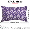 thumbnail image 3 of Polka Dot Pillow Covers 18x18 Set of 2 Black Cream Throw Pillows Boho Design Brush Strokes Decorative Outdoor Pillowcase Square Cushion Cover Linen Pillow Case for Home Sofa Couch Bed, 3 of 5