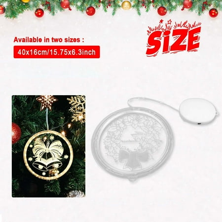 

BTJX Christmas decoration Christmas Decoration Led Small Holiday Room Window Hanging Lights