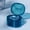 Blue, variant on Plastic Storage Box Small Portable Organizer Container - Travel Size Pill Case Medicine Holder - Multipurpose Mini Storage Case for Pills, Jewelry, Fishing Lures, Beads, Office Supplies - 1 Pack