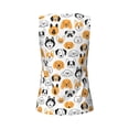 thumbnail image 5 of Gaeub Dog Faces Women's Workout Tank Tops Lightweight Sleeveless Shirts for Women for Athletic Running Tennis Yoga - XX-Large, 5 of 9