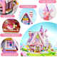 thumbnail image 4 of Bloques Construccion Juguetes Puzzle 3d Para Niño 546pz Xtellar rosa, 4 of 4