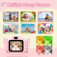 thumbnail image 6 of Kids Camera Toys for  4 5 6 7 8 9 10 11 12 Years Old Boys/Girls,  Birthday Festival for Kids, Selfie Camera for Kids, 32GB TF Card, 6 of 7