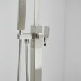 thumbnail image 4 of BWE A-97011-N Brass Silver 3.5in Single Handle Tub Faucet with 360 Degree Handheld Shower, 4 of 15