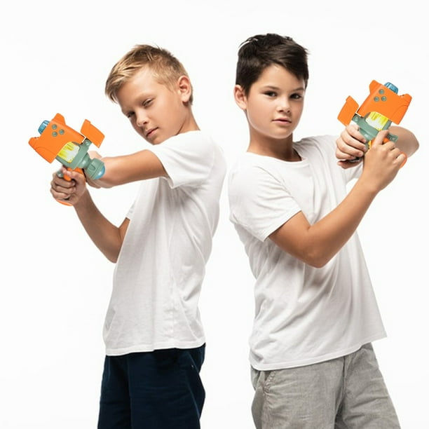 Juguetes de piscina, juguetes para bebés, juguetes para niños pequeños. Mini pistola eléctrica acústica con luz. Juguete pequeño Q. Juguete multicolor con ocho sonidos para bebés de 0 a 3 años. Juguet