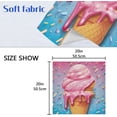 thumbnail image 7 of GZHJMY Ice Cream Cloth Napkins Set of 4,Reusable Washable Polyester Dinner Table Napkins for Kitchen,Dining,Restaurant,Party Decoration, 7 of 7