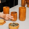 thumbnail image 3 of Classic Teak Wood Tea Cup - Tall, 3 of 5