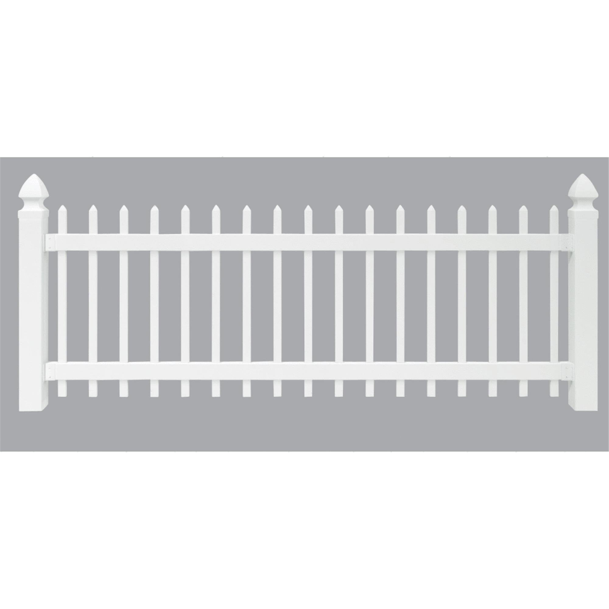 Amarroso Spaced Picket Vinyl Fence by UFPI LBR & Treated