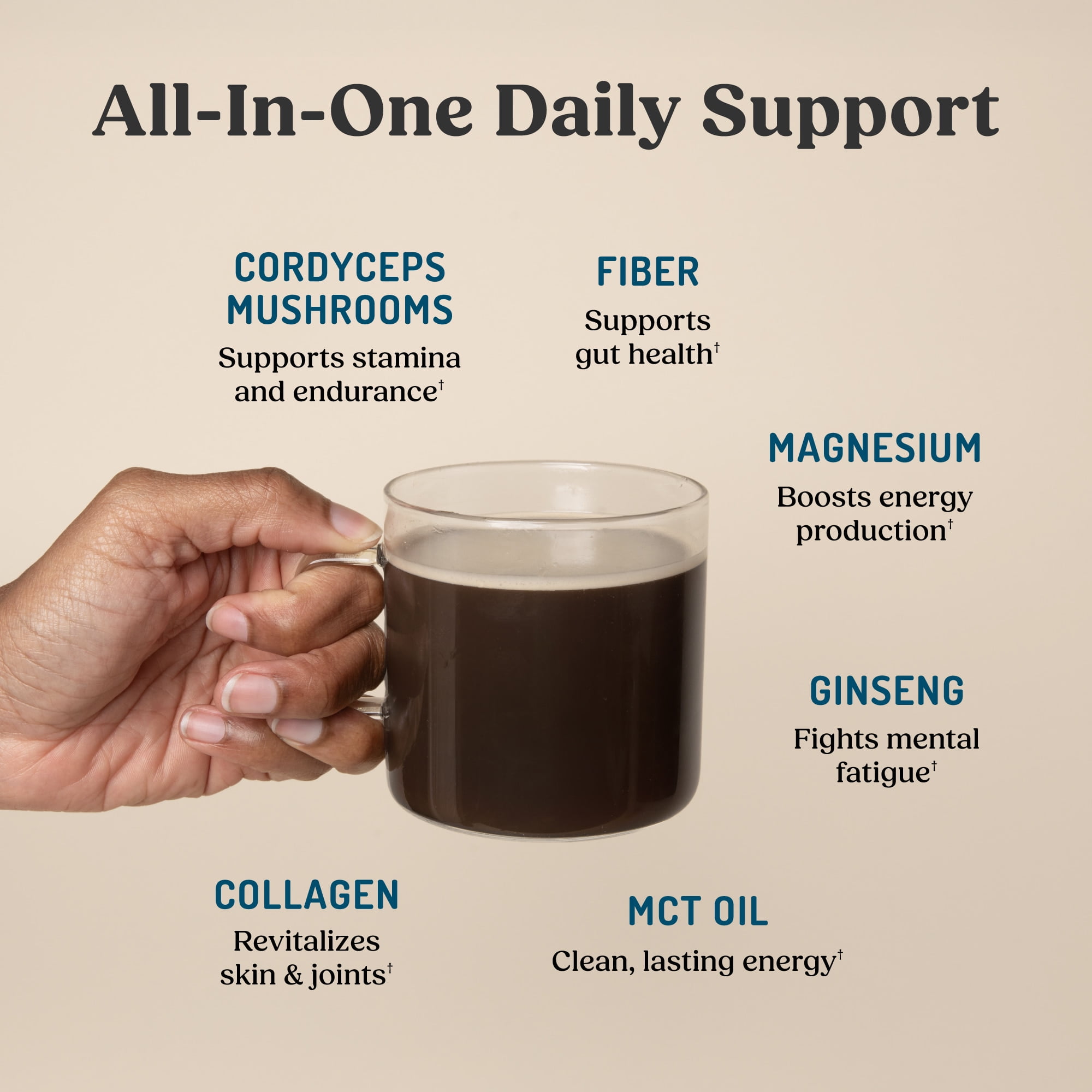 Bulletproof Vanilla Bean Energy Collagen Protein Powder, 18.3 Ounces, Caffeine-Free Fuel with Vitamins and Antioxidants