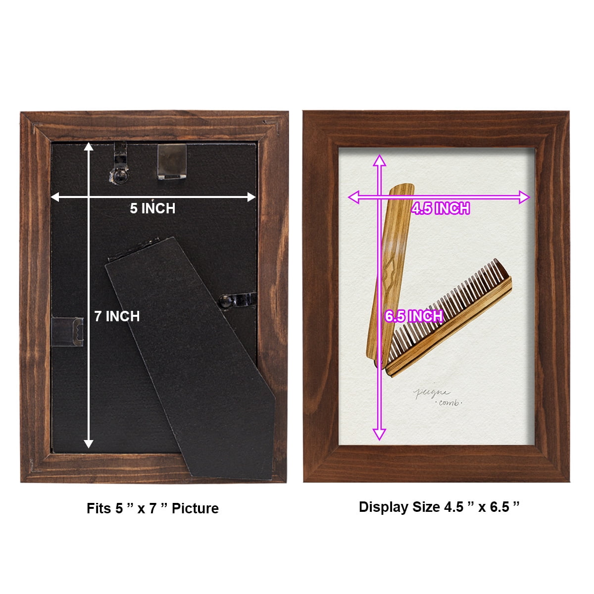 Gilded Toiletries IV - Framed Print w/glass - Chestnut