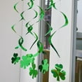 thumbnail image 4 of Décor Suspendu en Spirale en PVC pour la Saint-Patrick - Pendentif Festif, Durable, pour Fêtes Intérieures/extérieures, 4 of 6