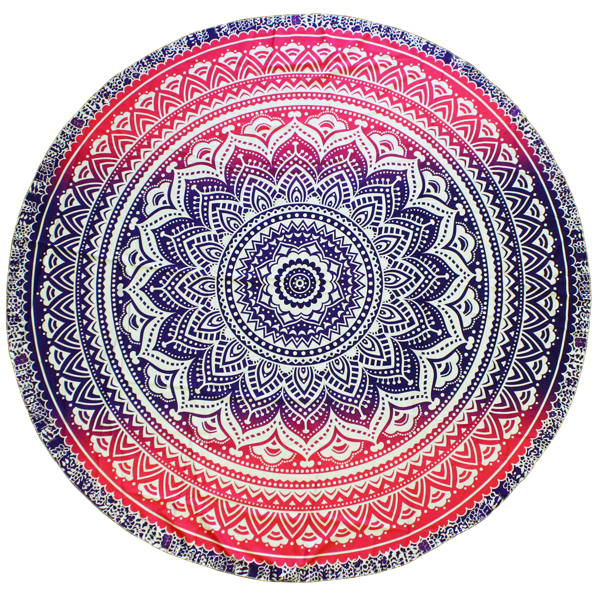 Rolling Aqua Indian Bohemian Beach Throw Blanket