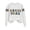 White, variant on Sweatshirt for Women White Polyester Casual Holiday Sweatshirt Sequin Print Round Neck Long Sleeve Loose Pullover Tops Hoodies L