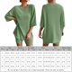 thumbnail image 2 of Bermudas Blusa de mujer Top Shorts Set 2 piezas Ladies Tops Shorts Set Casual Lady Chándal Ygjytge Verde T XL para Mujer, 2 of 6
