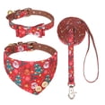 thumbnail image 1 of Juego de collares navideños para perros EXPAWLORER, ajustable de 24 a 30 cm, 1 of 7