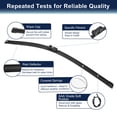 thumbnail image 4 of Par de limpiaparabrisas delanteros de 24"+17" para Chevrolet Equinox 10-23 Conjunto Premium con estabilidad mejorada, 4 of 7