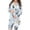 Light Blue, variant on Womens Halloween Cardigan Open Front Long Sleeve Duster Coat All Over Print Pattern Loose Fit Fall Wear