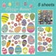 thumbnail image 2 of Easter Decorations Window Clings Decals Decor, Easter Eggs Party Gifts, For Kids School Home Office, About 140pcs Banmo, 2 of 5