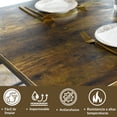 thumbnail image 4 of HOMYLIN Juego de Mesa y Sillas de Comedor, Mesa de Comedor de Cocina de Madera Rústica con 2 Bancos, 4 Asientos, Ideal para Casa, Cocina y Comedor. Vintage., 4 of 5