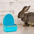thumbnail image 6 of Stgfyxgs Rabbit Feeder for Cage Hanging Bunny Food Dish Anti Tipping Water Bowl Rabbit Dish Feeder for Birds Hamster Chinchilla Ferret blue, 6 of 9