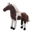 thumbnail image 2 of Almohada de felpa de caballo Animal de peluche de caballo, lindo animal de peluche decoración del hogar muñeca de juguete de peluche muñeca de pie, Estilo B, 2 of 8