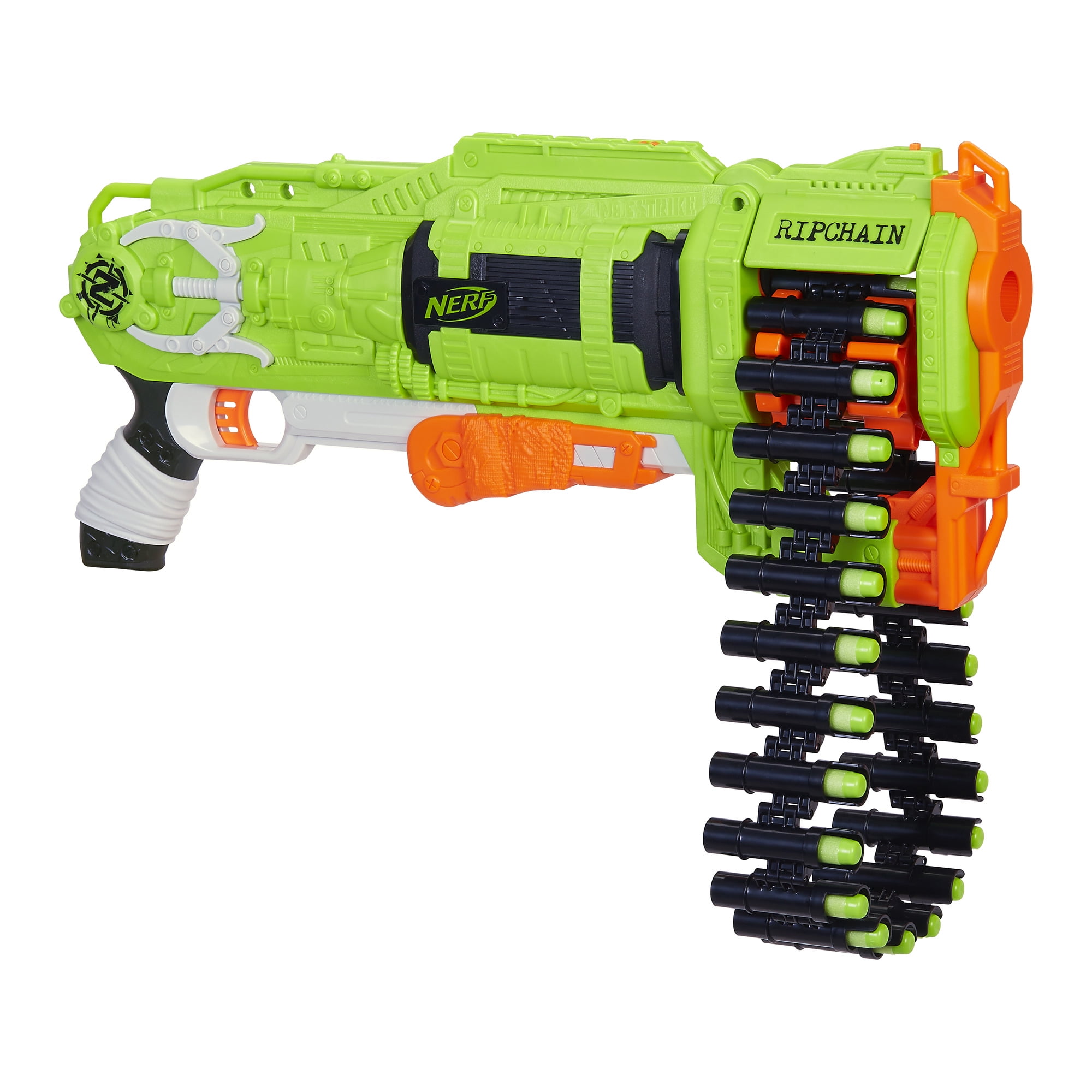 Details about   New NERF Gun Zombie Ripchain Foam Dart Blaster Boy's Toy Gun Shooting 