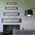 thumbnail image 2 of GRANDFATHER Vintage Aluminum Street Sign old granpa granddad man grandkids rustic metal tin | Indoor/Outdoor |  30" Wide, 2 of 4