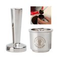 thumbnail image 4 of Cápsula de recargable reutilizable de material acero inoxidable taza de de de Metal embudo de dosificación de en polvo martillo, fácil de - y manipulación sabotaje B BLESIY vaina de cafe, 4 of 8