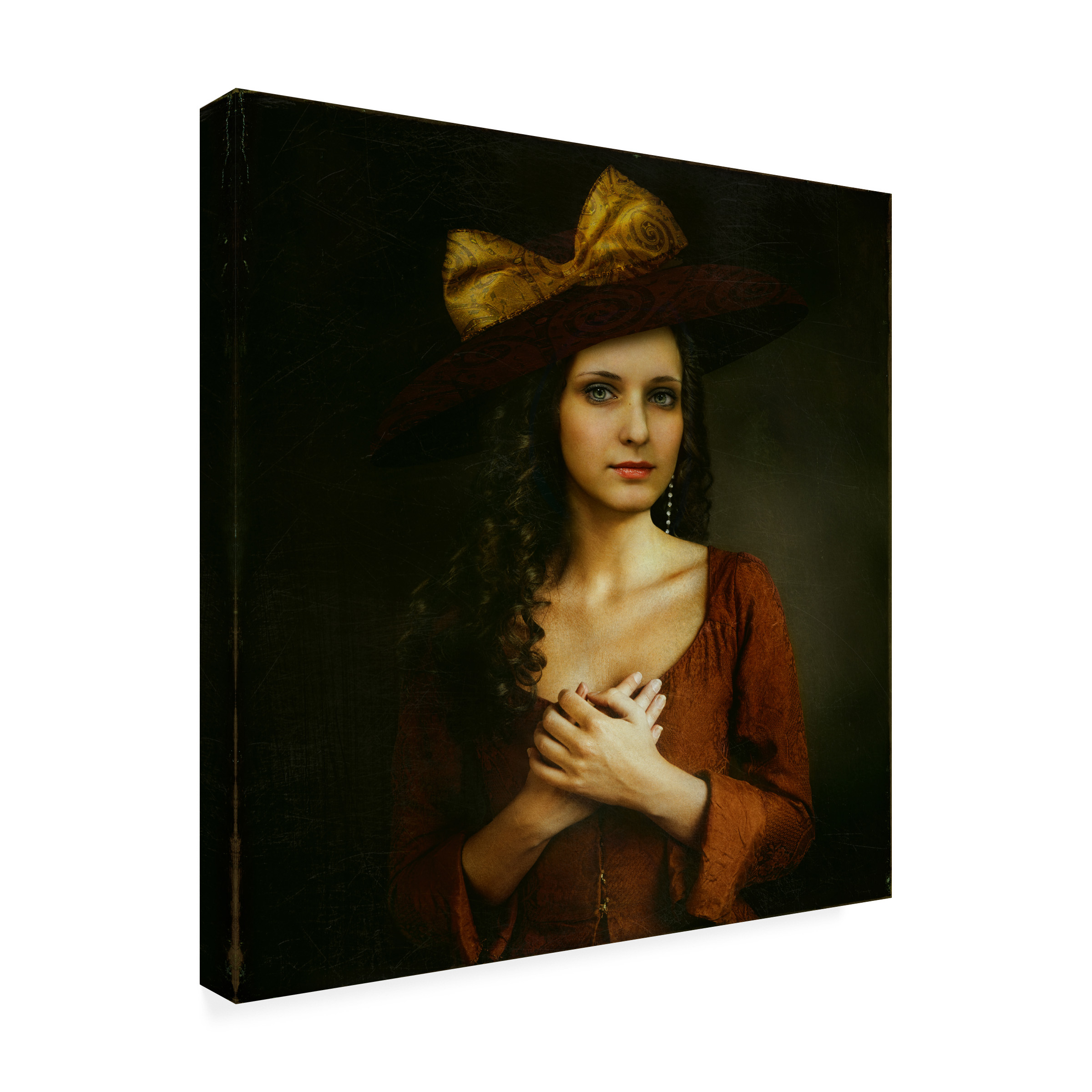 Svetlana Melik Nubarova 'Portrait Of A Woman' Canvas Art