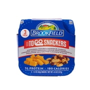 Brookfield Snacks Cheese, Cranberries & Roasted Salted Cashews, 7g Protein, 3 Pack-1.5oz Keep Refrigerated