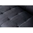 thumbnail image 5 of Chic Home Aviv Velvet Upholstered Channel-Quilted Single Sofa, 5 of 8