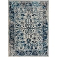 thumbnail image 4 of Hauteloom Istanbul Collection Bohemian, Boho Runner Rug for Living Room Bedroom - Traditional Oriental Style - Vintage Distressed - Blue, Grey, Beige - 2'7" x 7'3", 4 of 14