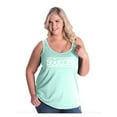 thumbnail image 1 of Normal is Boring - Women's Plus Size Tank Top, up to Size 28 - Soccer With Ball, 1 of 4
