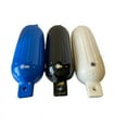 thumbnail image 2 of Blue Dog Marine Inflatable Ribbed Boat Fender,  5.5" x 20" Boat Ribbed Fender, Boat Bumpers for Docking, Ultra-Soft Boat Dock Bumper - Blue, 2 of 4
