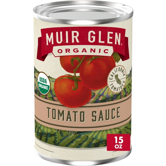 Muir Glen Organic Tomato Sauce, Canned Sauce, 15 oz.