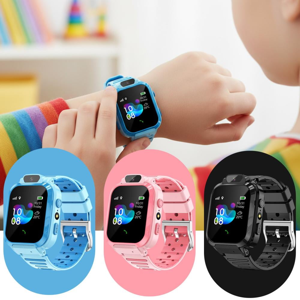 Outoloxit Kids Smart Watch with Two-Way Call, GPS Positioning, Waterproof, Games, Camera, Long Battery Life for Boys and Girls Aged 3-12