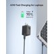 thumbnail image 2 of Cargador USB C Baseus Cargador de pared dual USB C de 40 W negro, 2 of 5