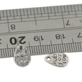 thumbnail image 5 of 100x Plata de Tíbet Hecho Rasga de La Etiqueta Colgante Caída de La Fabricación de Joyas, 5 of 5
