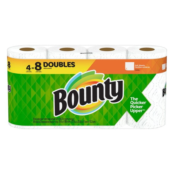 Procter & Gamble 100062 4 Double Rolls Full Sheet Paper Towels - 4 Count