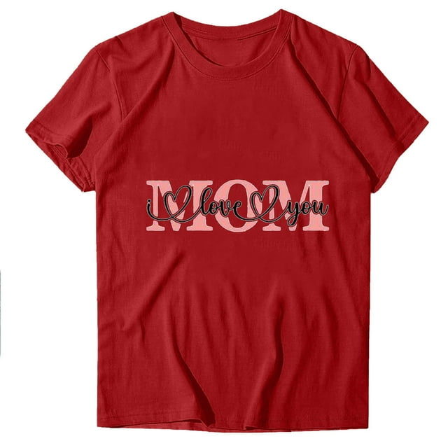 Blusas de Manga Corta para las Mujeres Divertido Impreso Cuello Redondo Tee, Vintage Humor Gráfico Blusas de Primavera para las Mujeres