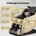 thumbnail image 3 of 4D Massage Chair Full Body Zero Gravity, Massage Chairs and Recliners with Heated, SL Track, Bluetooth, APP Controller(Beige), 3 of 13