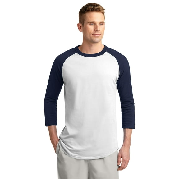 SPORT-TEK Mens Colorblock Raglan Jersey