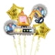 thumbnail image 5 of Juego de 5 globos de la serie Peppa Pig con dibujos animados para Navidad, Papá Cerdito, George, decoración de cumpleaños para niños, globos de aluminio para fiestas, 5 of 5