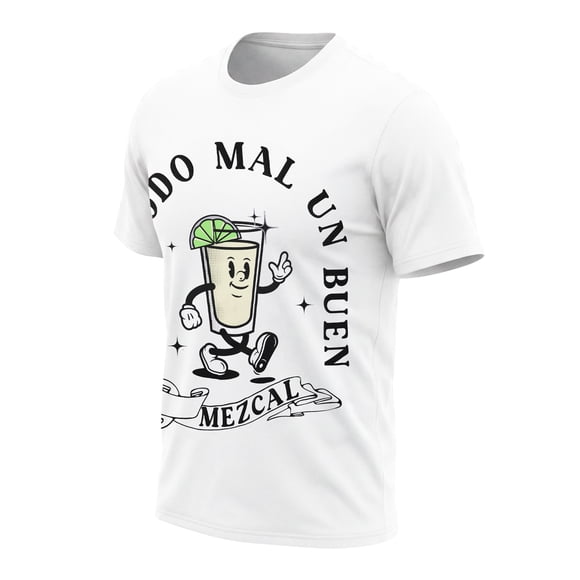 Playera George para Hombre, Manga Corta Estampada Blanco Talla G