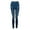 Blue, variant on ABATAB Women's Leggings with Pockets Stretchy Skinny Jean Look Leggings Seamless High Waisted Slim Fit Trendy Trousers